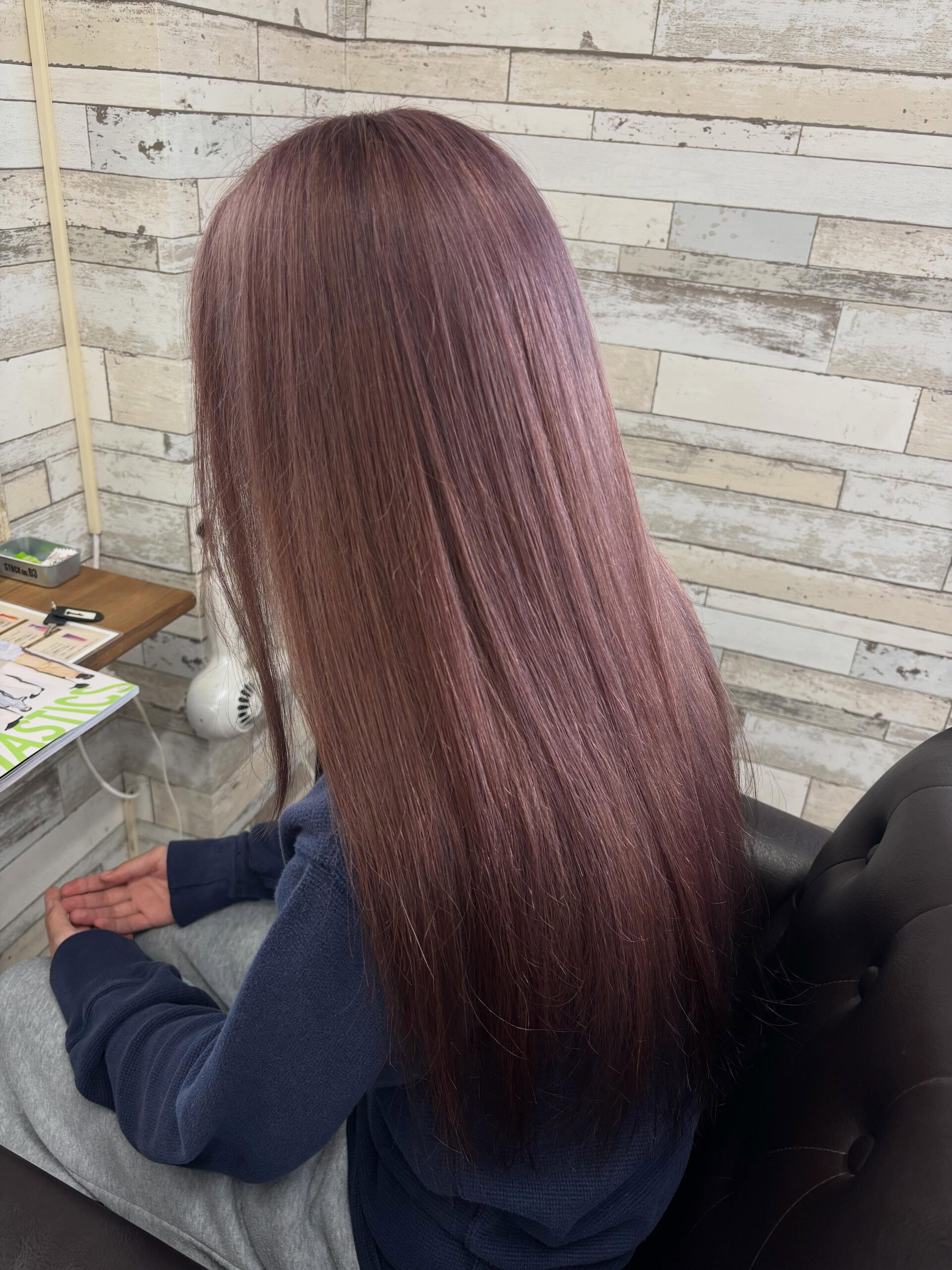 #ダブルカラー#ピンクベージュ#reflet #堺市美容室#