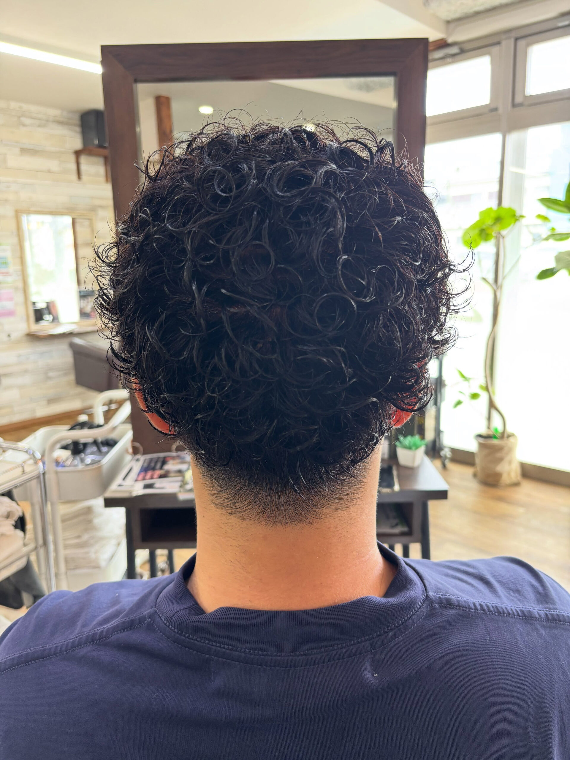 プードルパーマ🧑‍🦱