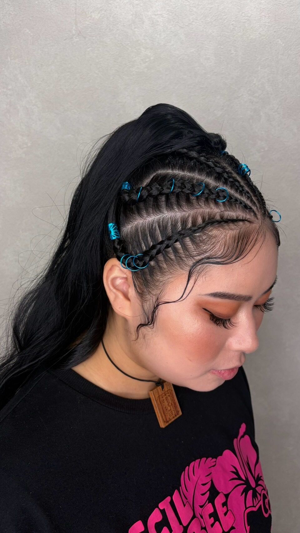祭りヘアー